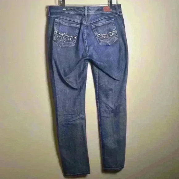 Women vintage skinny leg, high waisted jeans pants athletic GLO jeans pants . - Picture 2 of 5